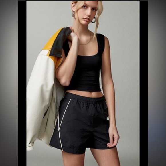 BDG Pants - New BDG Jess Nylon Track Shorts Large